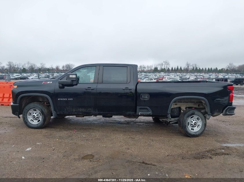 2022 Chevrolet Silverado 2500Hd 4Wd Long Bed Wt VIN: 1GC4YLEY6NF212545 Lot: 43647201