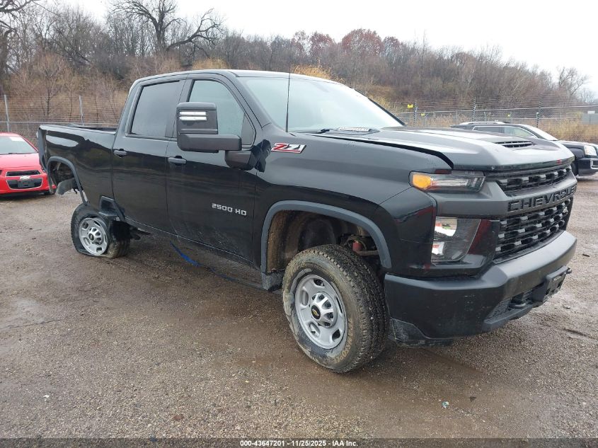 2022 Chevrolet Silverado 2500Hd 4Wd Long Bed Wt VIN: 1GC4YLEY6NF212545 Lot: 43647201