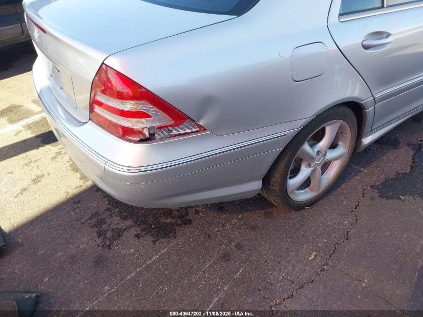 2005 Mercedes-Benz C 320 Luxury/Sport VIN: WDBRF64J05F634195 Lot: 43647203