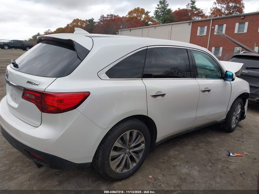 2014 Acura Mdx Technology Package VIN: 5FRYD3H4XEB012745 Lot: 43647218