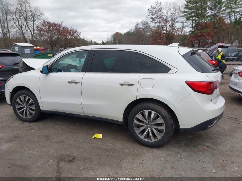 2014 Acura Mdx Technology Package VIN: 5FRYD3H4XEB012745 Lot: 43647218