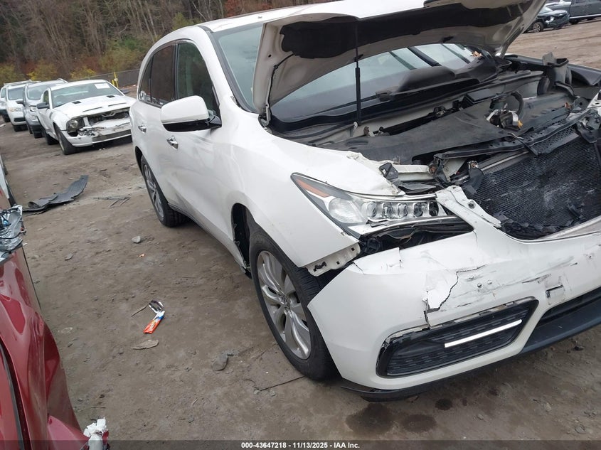 2014 Acura Mdx Technology Package VIN: 5FRYD3H4XEB012745 Lot: 43647218
