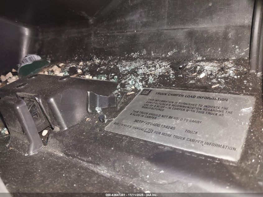 2013 GMC Sierra 1500 Sle VIN: 3GTP1VE04DG134240 Lot: 43647281