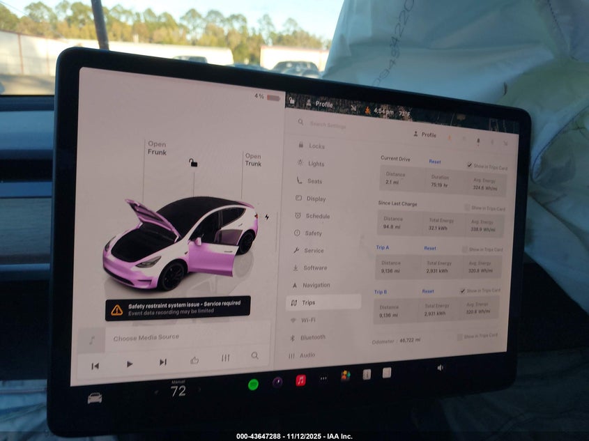 2022 Tesla Model Y Performance Dual Motor All-Wheel Drive VIN: 7SAYGDEF0NF414457 Lot: 43647288