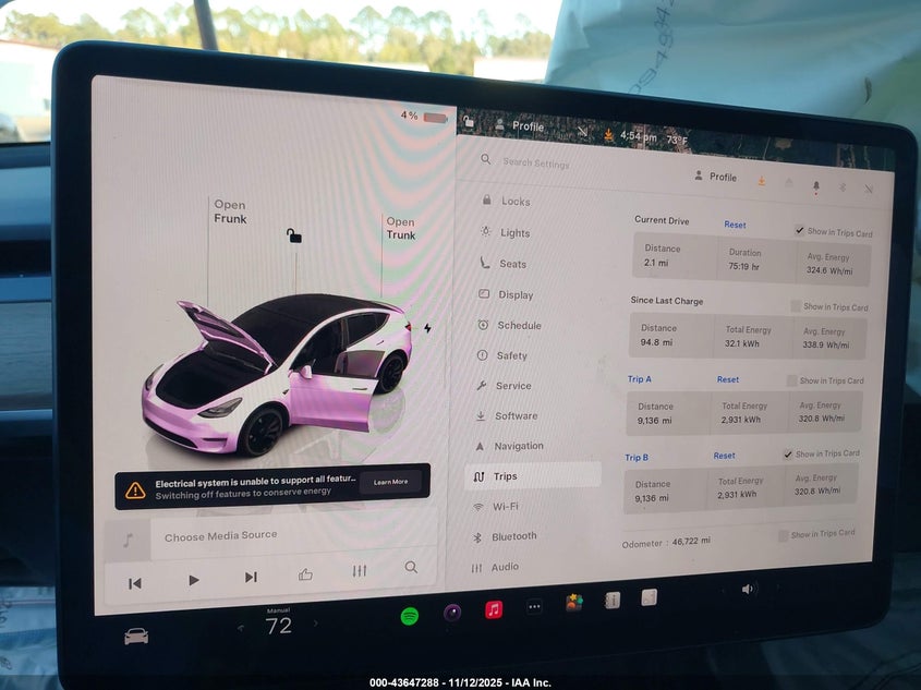 2022 Tesla Model Y Performance Dual Motor All-Wheel Drive VIN: 7SAYGDEF0NF414457 Lot: 43647288