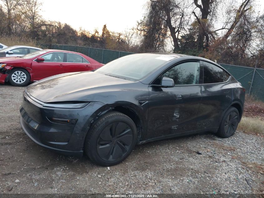 2026 Tesla Model Y Long Range Dual Motor All-Wheel Drive/Long Range Launch Series VIN: 7SAYGDEE3TA432453 Lot: 43647303