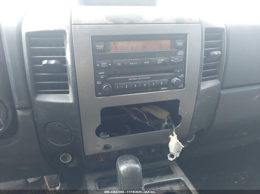 2011 Nissan Titan Sv VIN: 1N6BA0ED6BN322968 Lot: 43647305