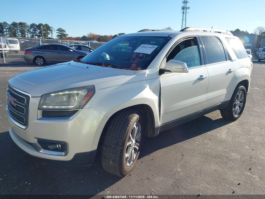 Vin: 1gkkrrkd6fj168672, lot: 44142558, gmc acadia slt-1 20152
