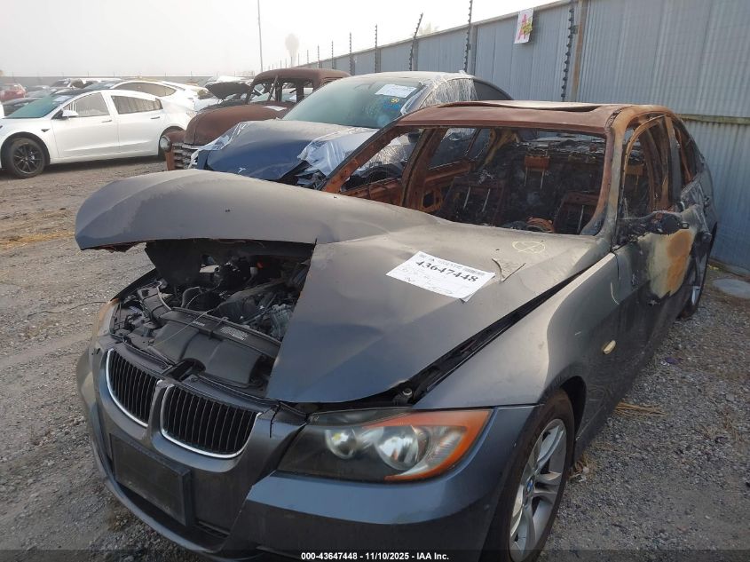 2008 BMW 328I VIN: WBAVC53568FZ84469 Lot: 43647448