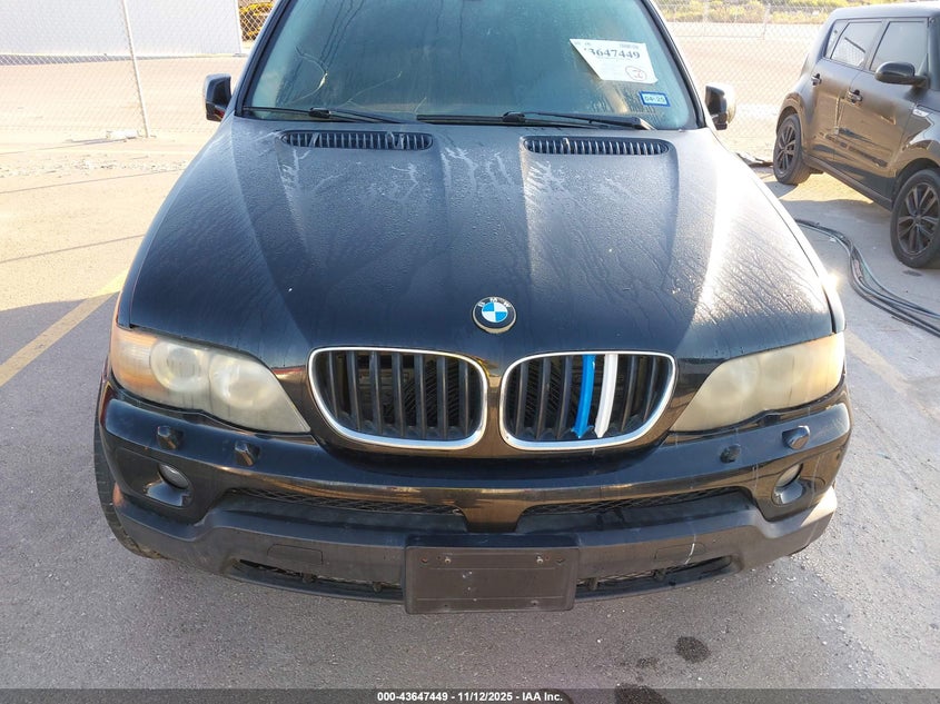 2004 BMW X5 3.0I VIN: 5UXFA13544LU30105 Lot: 43647449