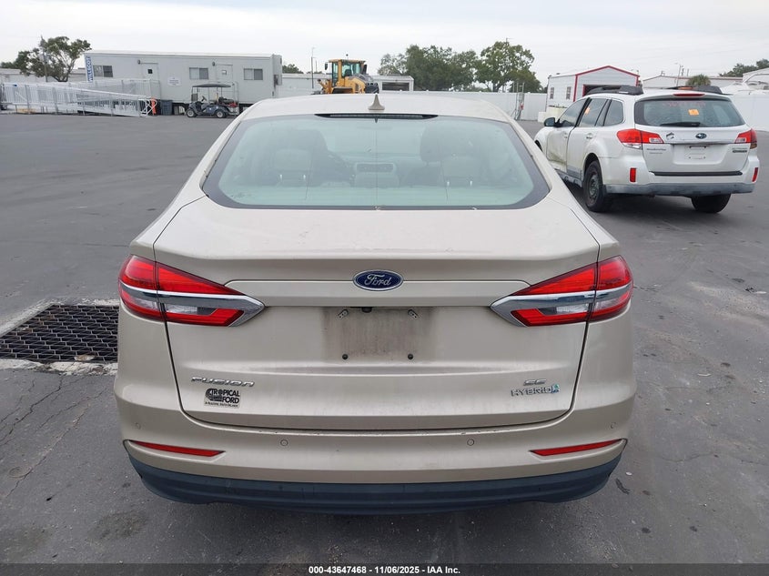 2019 FORD FUSION HYBRID SE - 3FA6P0LU1KR272392