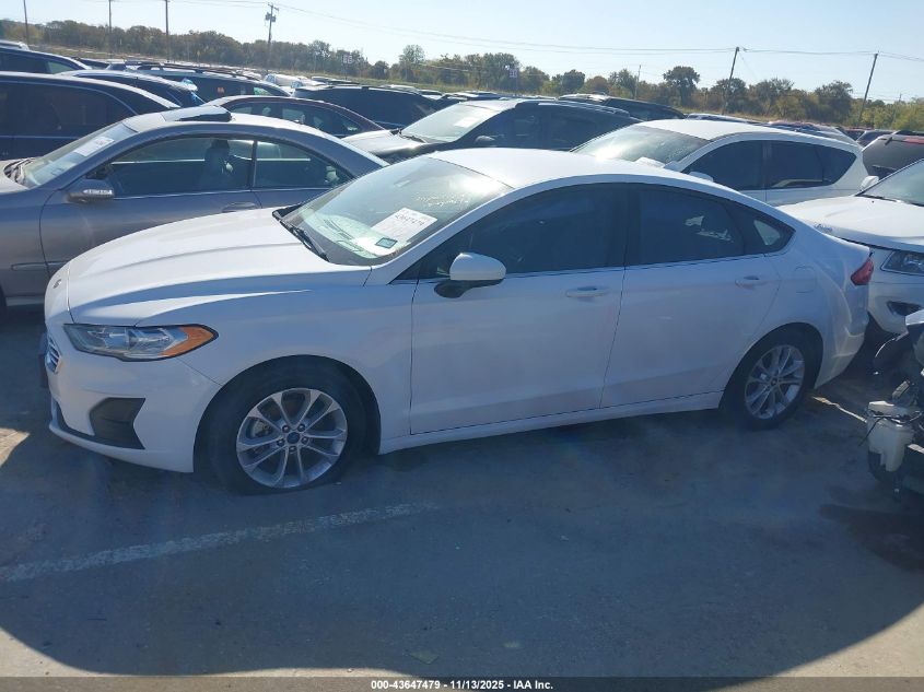 2020 Ford Fusion Se VIN: 3FA6P0H73LR241083 Lot: 43647479