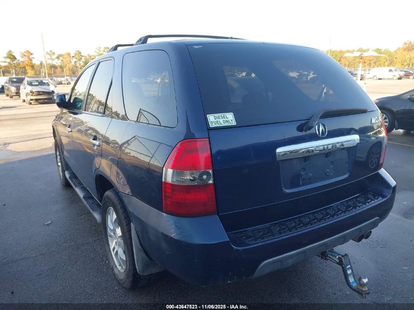 2003 Acura Mdx VIN: 2HNYD18983H506234 Lot: 43647523