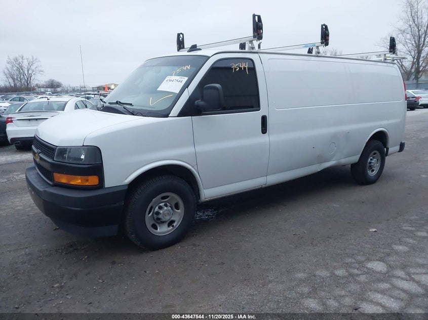 Vin: 1gczghfp2p1260149, lot: 44142757, chevrolet express cargo rwd 3500 extended wheelbase wt 20232