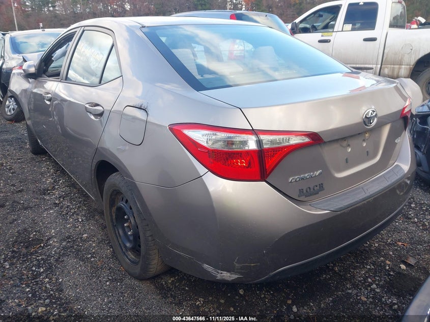 2T1BURHEXEC015720 2014 TOYOTA COROLLA photo no. 3