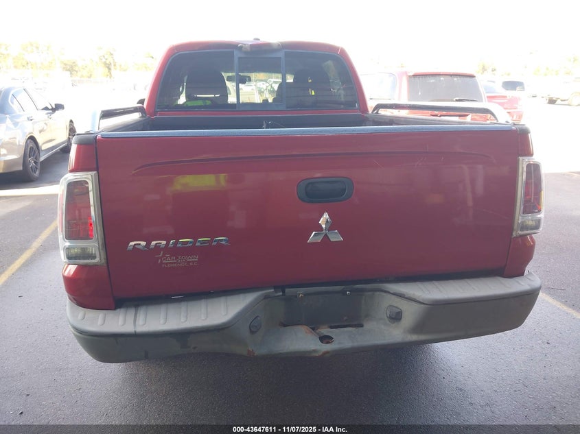 2007 Mitsubishi Raider Ls VIN: 1Z7HC28K37S185126 Lot: 43647611