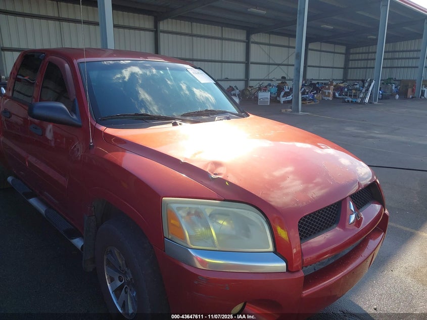 2007 Mitsubishi Raider Ls VIN: 1Z7HC28K37S185126 Lot: 43647611