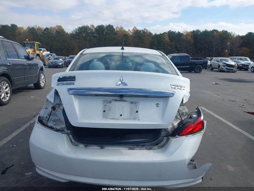 2019 Mitsubishi Mirage G4 Es VIN: ML32F3FJ7KHF01857 Lot: 43647626