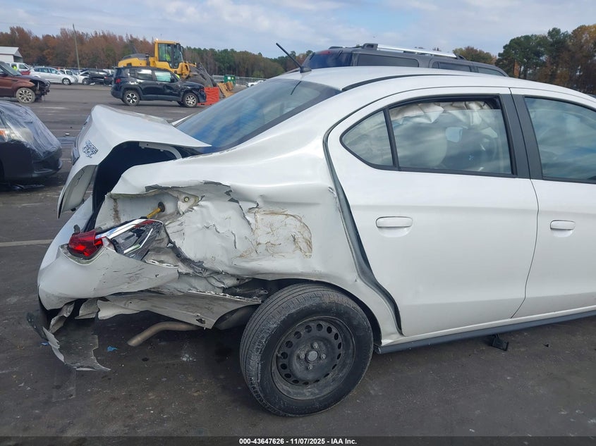 2019 Mitsubishi Mirage G4 Es VIN: ML32F3FJ7KHF01857 Lot: 43647626