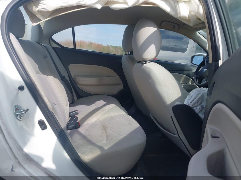 2019 Mitsubishi Mirage G4 Es VIN: ML32F3FJ7KHF01857 Lot: 43647626