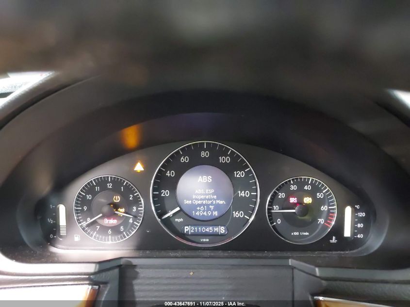 2008 Mercedes-Benz E 350 VIN: WDBUF56X18B212051 Lot: 43647691