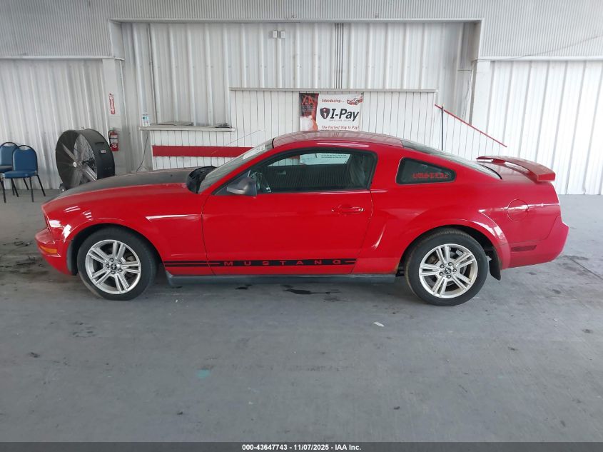 2006 Ford Mustang V6 VIN: 1ZVFT80NX65141923 Lot: 43647743