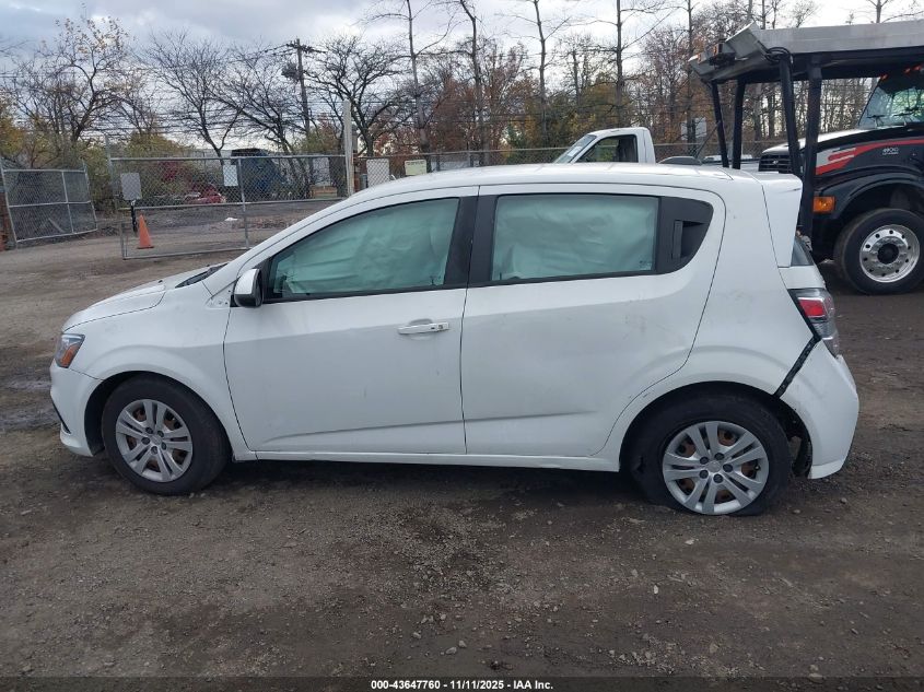 2019 Chevrolet Sonic Lt Auto VIN: 1G1JG6SB5K4136288 Lot: 43647760