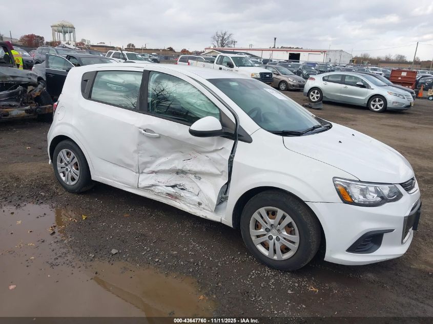 2019 Chevrolet Sonic Lt Auto VIN: 1G1JG6SB5K4136288 Lot: 43647760