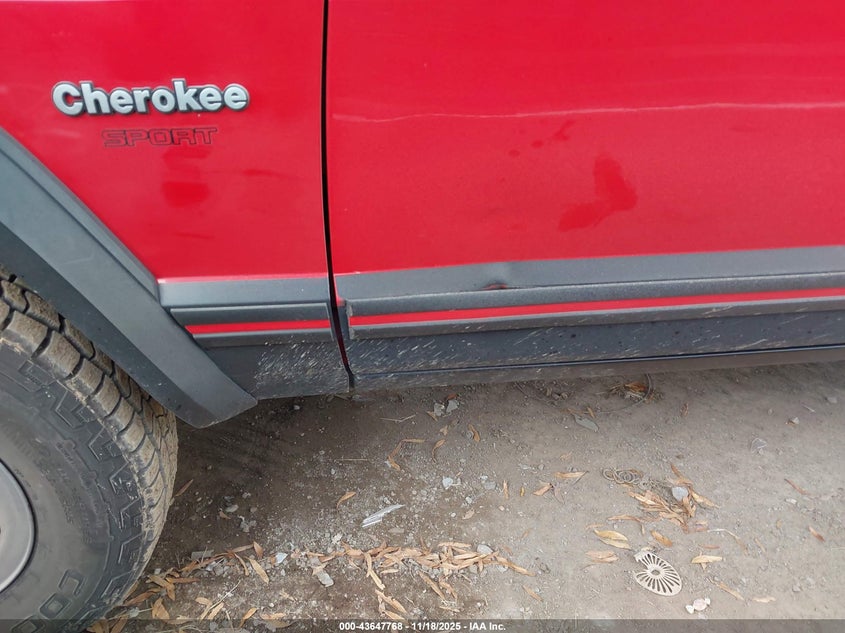 1996 Jeep Cherokee Sport VIN: 1J4FJ67S0TL221225 Lot: 43647768