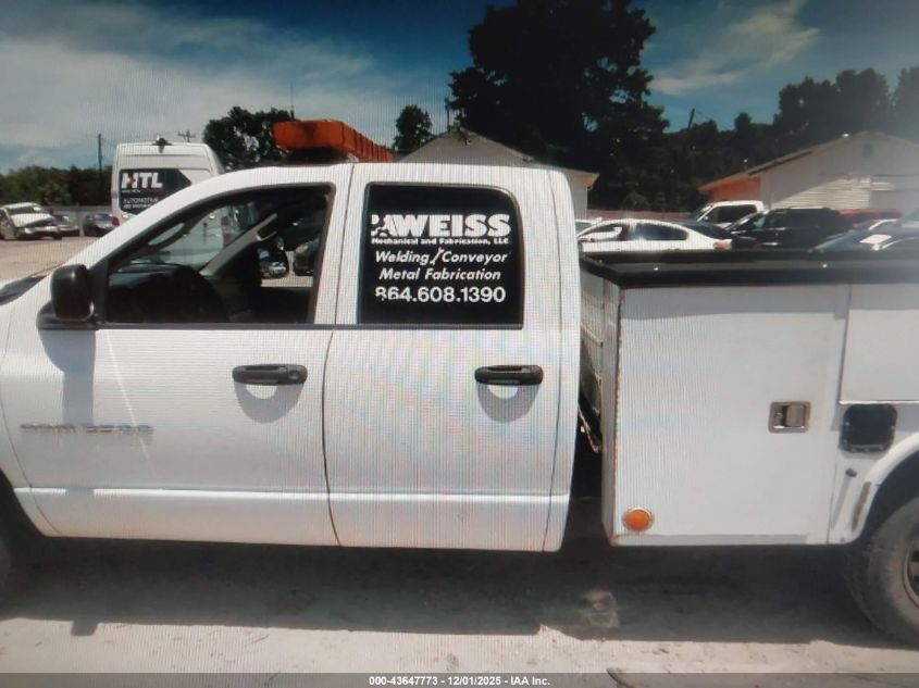 2005 Dodge Ram 2500 St VIN: 3D7KR28D55G856971 Lot: 43647773