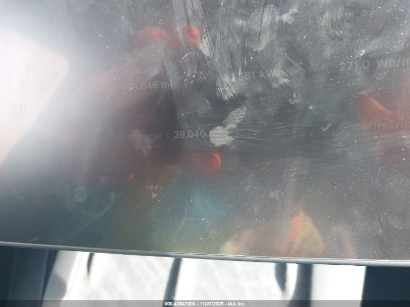 2023 Tesla Model Y Awd/Long Range Dual Motor All-Wheel Drive VIN: 7SAYGDEEXPA038762 Lot: 43647800