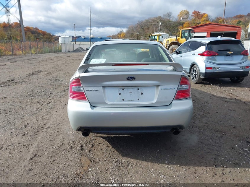2006 Subaru Legacy 2.5I/2.5I Limited VIN: 4S3BL626X67206625 Lot: 43647830