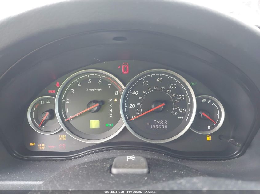 2006 Subaru Legacy 2.5I/2.5I Limited VIN: 4S3BL626X67206625 Lot: 43647830