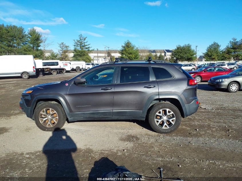 2017 Jeep Cherokee Trailhawk 4X4 VIN: 1C4PJMBS8HW655548 Lot: 43647857