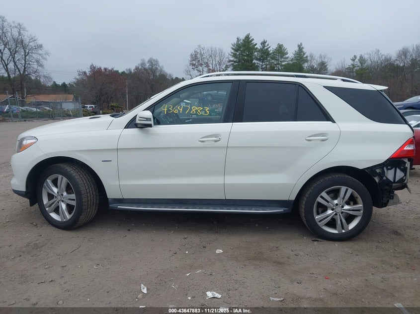 2012 Mercedes-Benz Ml 350 Bluetec 4Matic VIN: 4JGDA2EB7CA052711 Lot: 43647883