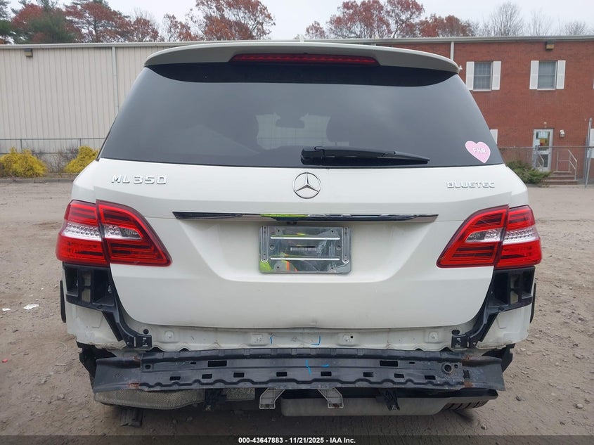 2012 Mercedes-Benz Ml 350 Bluetec 4Matic VIN: 4JGDA2EB7CA052711 Lot: 43647883