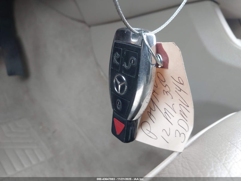 2012 Mercedes-Benz Ml 350 Bluetec 4Matic VIN: 4JGDA2EB7CA052711 Lot: 43647883