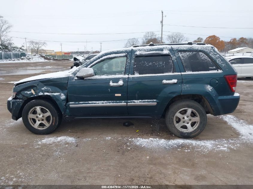 2005 Jeep Grand Cherokee Limited VIN: 1J4HR58215C654162 Lot: 43647934