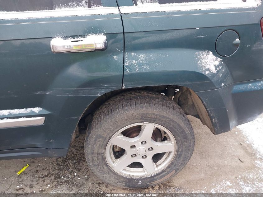 2005 Jeep Grand Cherokee Limited VIN: 1J4HR58215C654162 Lot: 43647934