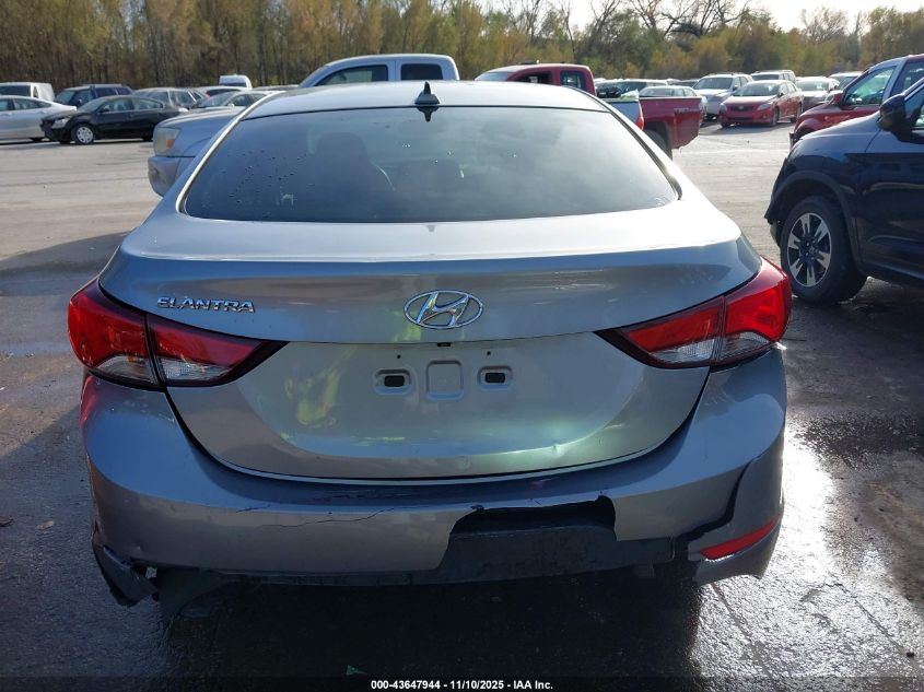 2016 Hyundai Elantra Se VIN: KMHDH4AE3GU532627 Lot: 43647944