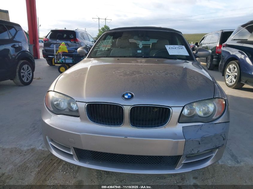 2009 BMW 128I VIN: WBAUL73539VJ76675 Lot: 43647945