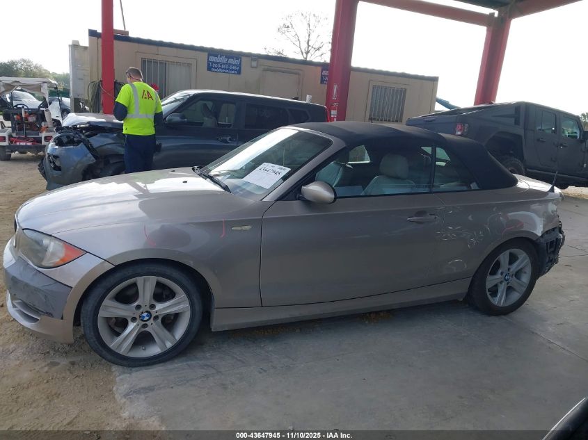 2009 BMW 128I VIN: WBAUL73539VJ76675 Lot: 43647945