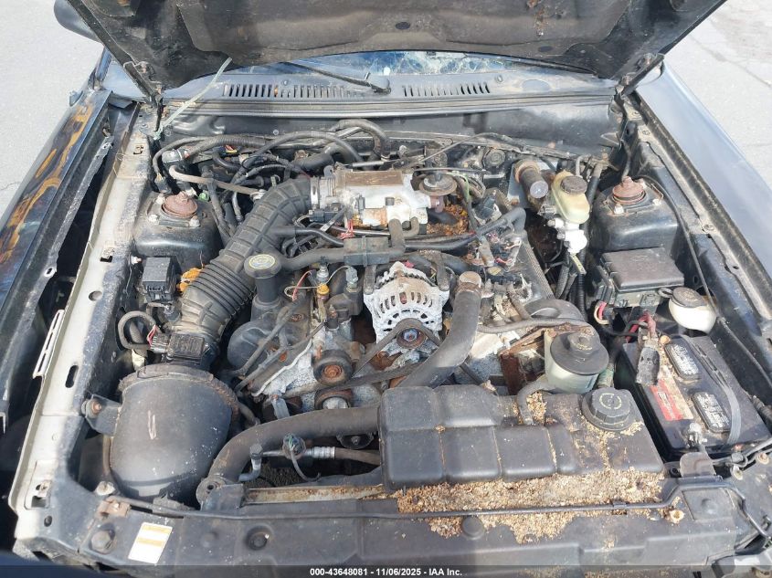 2000 Ford Mustang Gt VIN: 1FAFP45X7YF143335 Lot: 43648081