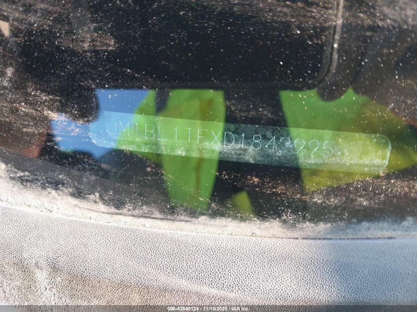 2013 Mazda Mazda3 I Sv VIN: JM1BL1TFXD1842995 Lot: 43648124