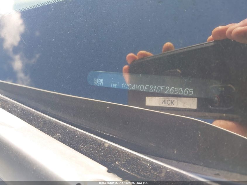 2016 Chevrolet Silverado 3500Hd Ltz VIN: 1GC4K0E81GF265365 Lot: 43648155