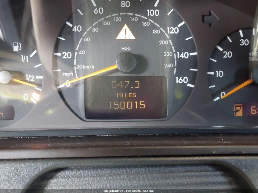 2002 Mercedes-Benz E 320 Special Edition VIN: WDBJF65J62B404658 Lot: 43648191