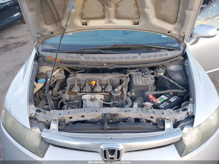 2007 Honda Civic Lx VIN: 2HGFA16527H306785 Lot: 43648243