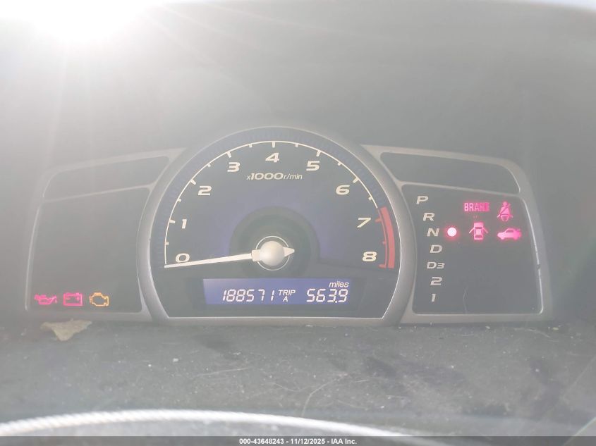 2007 Honda Civic Lx VIN: 2HGFA16527H306785 Lot: 43648243