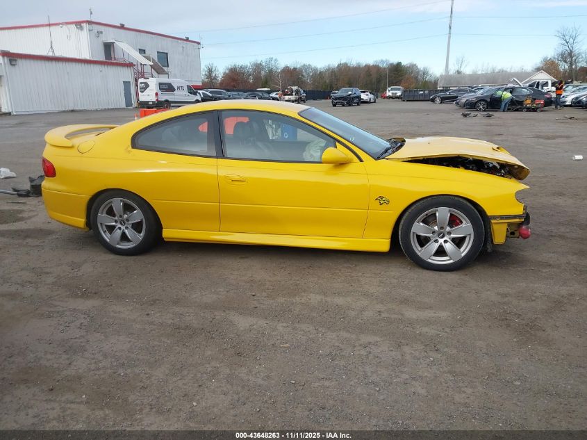 2005 Pontiac Gto VIN: 6G2VX12U95L386521 Lot: 43648263