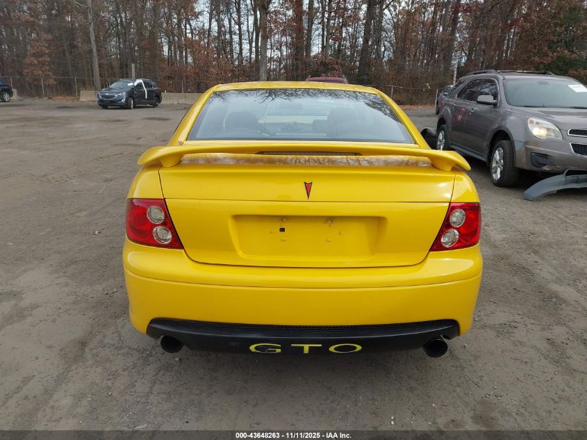 2005 Pontiac Gto VIN: 6G2VX12U95L386521 Lot: 43648263